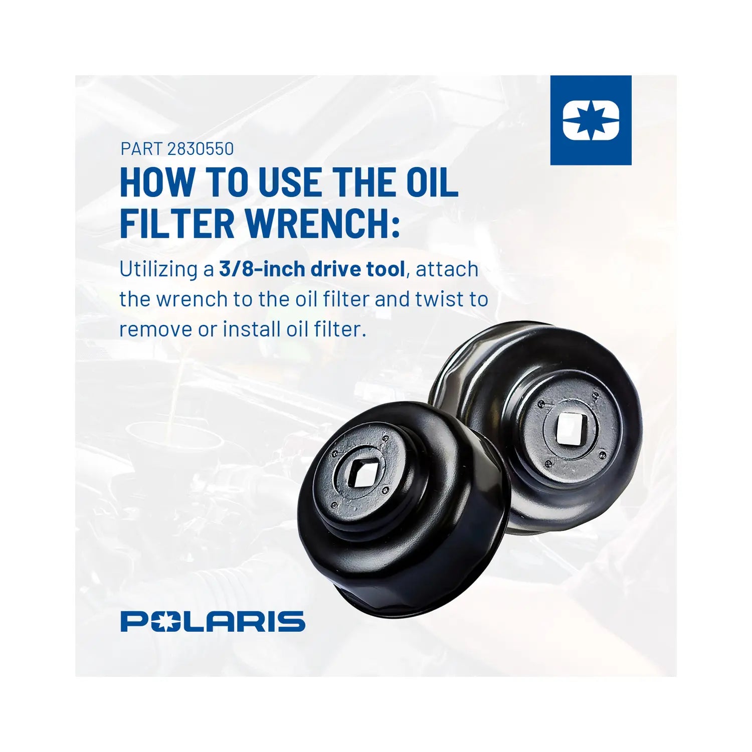 Polaris Wrench, Oil Filter #2830550