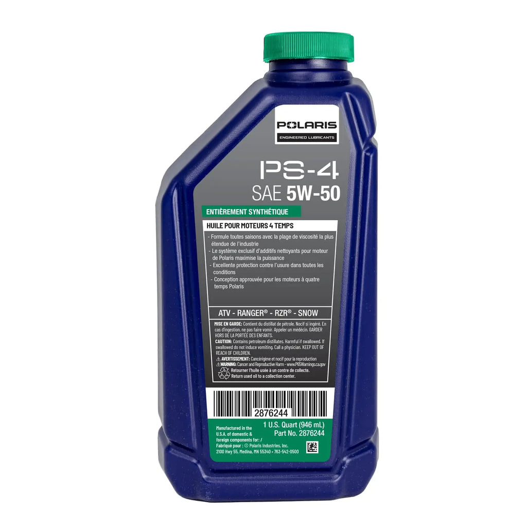 Polaris PS-4 Engine Oil, QT #2876244