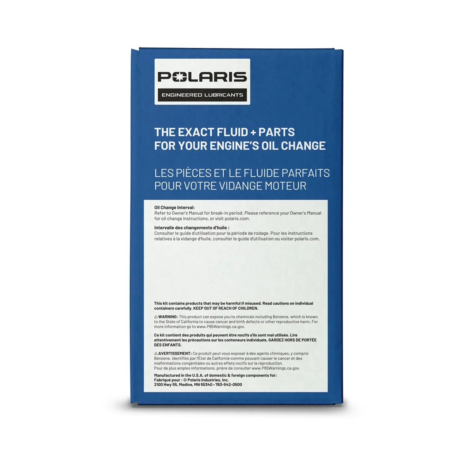 Polaris Full Synthetic PS-4 5W-50 Oil Change Kit #2877473