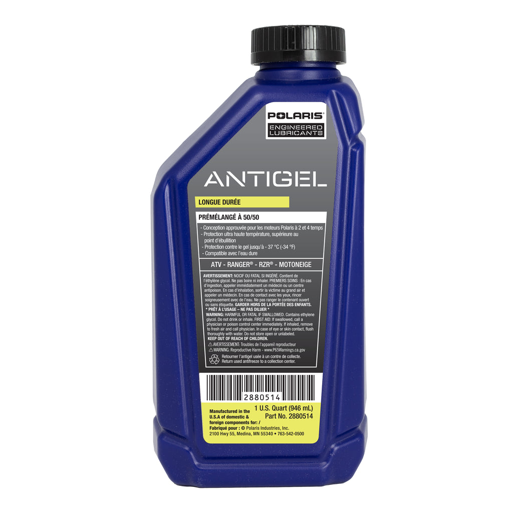Polaris Anti-Freeze, 50/50 Premix, QT #2880514