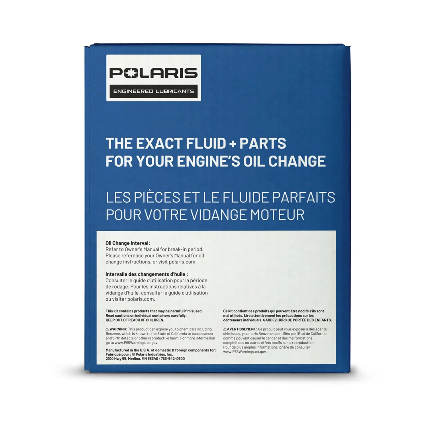 Polaris Full Synthetic PS-4 5W-50 Oil Change Kit #2881696