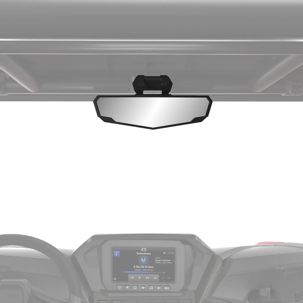 Polaris Rear View Premium Convex Mirror for RZR, ROPS Mounted #2883763