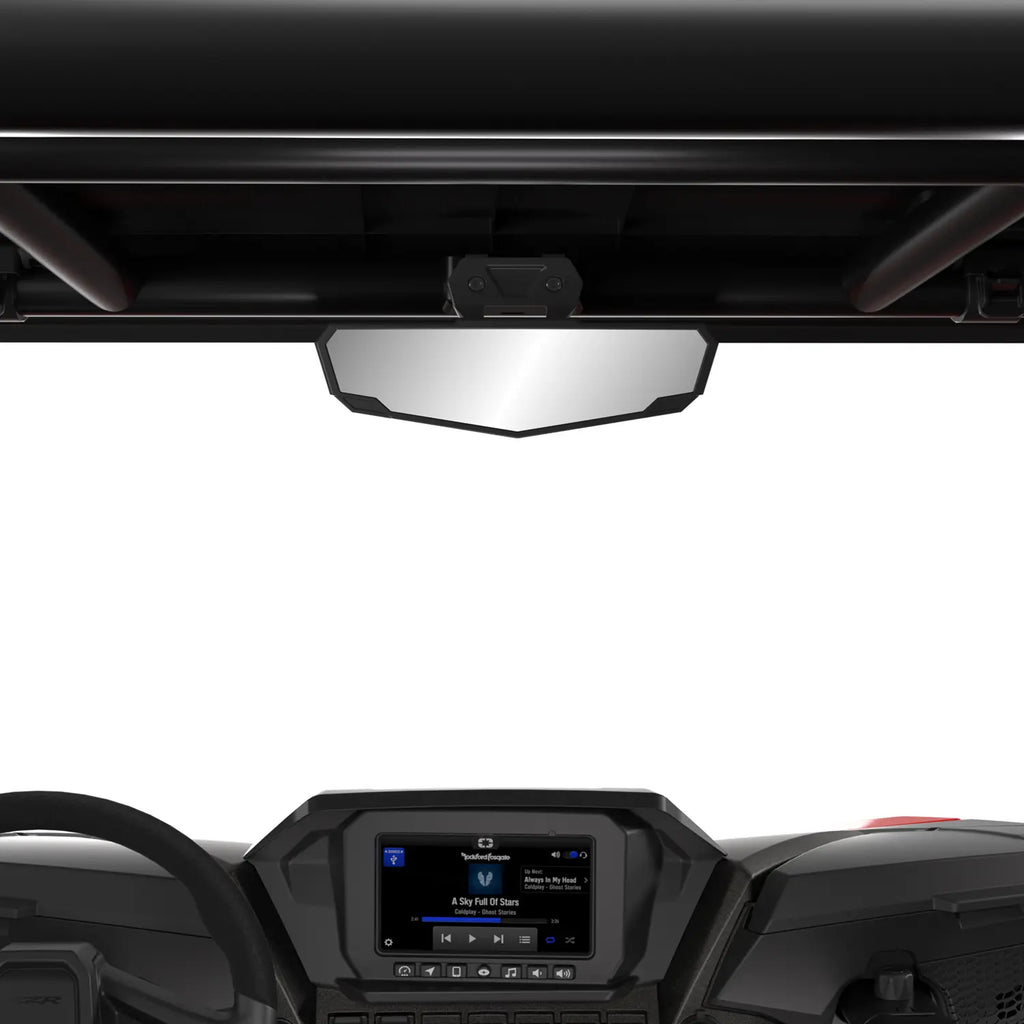 Polaris Rear View Premium Convex Mirror for RZR, ROPS Mounted #2883763