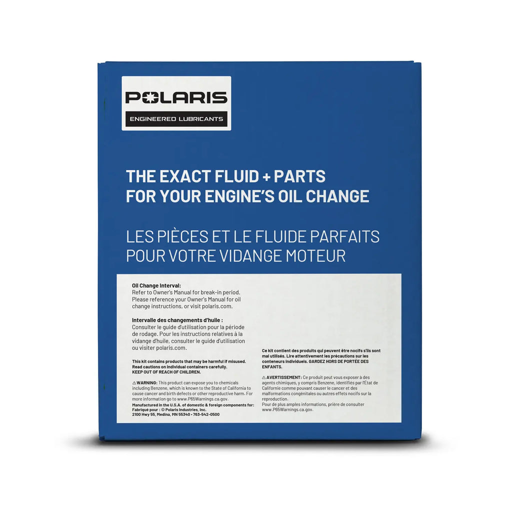 Polaris Full Synthetic 5W-50 Oil Change Kit, Polaris RZR Pro R, #2890880