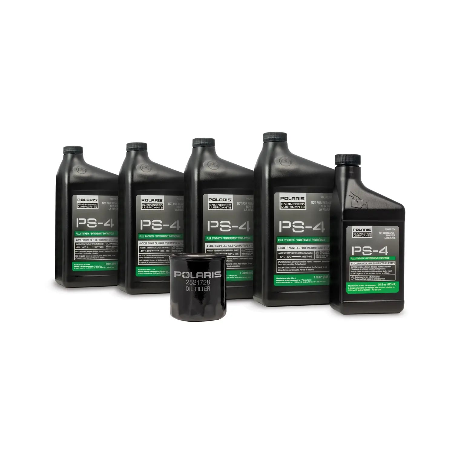 Polaris Full Synthetic 5W-50 Oil Change Kit, Polaris Ranger Prostar 1500, #2890882