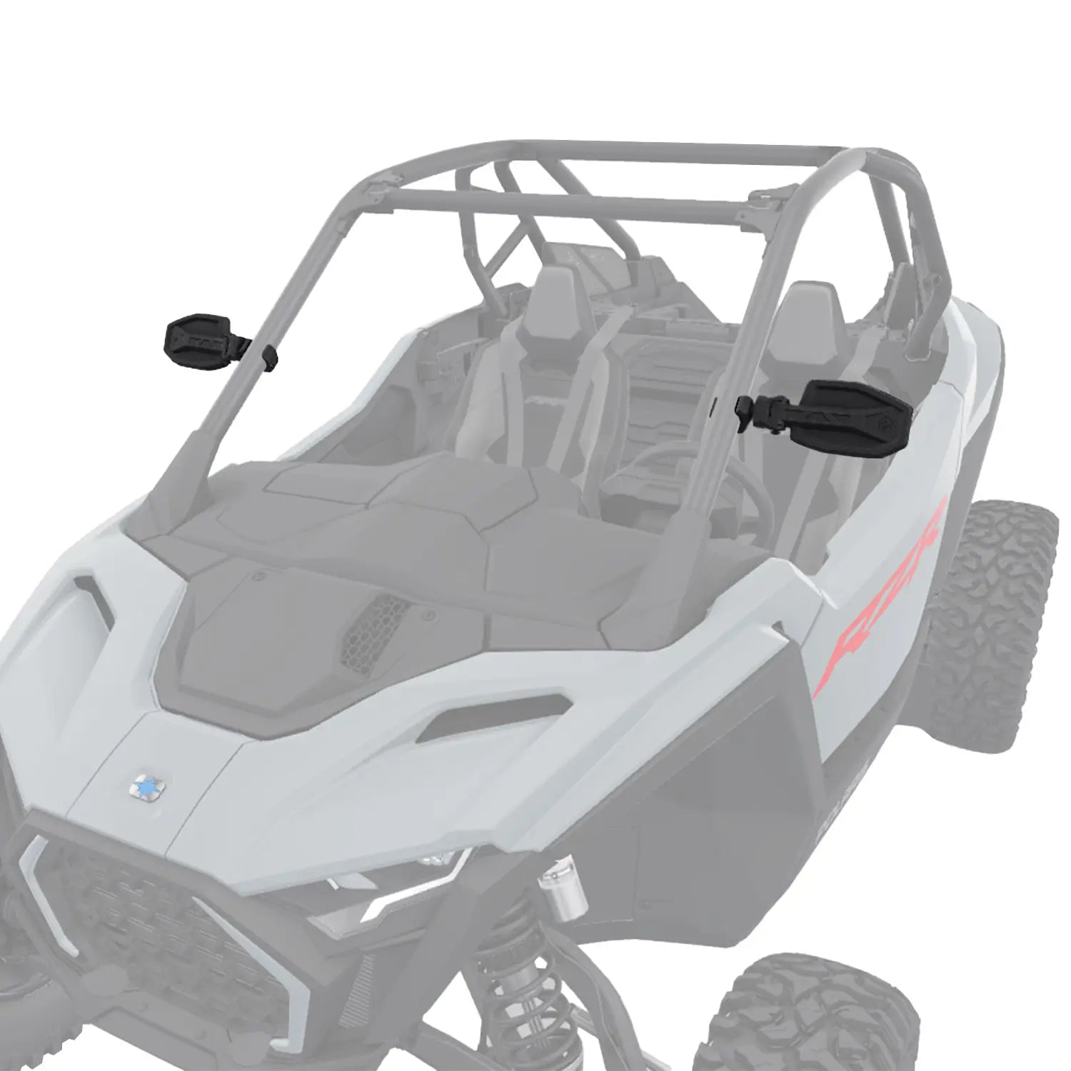 Polaris Side View Convex Pro Armor Mirrors for RZR - ROPS Mounted #2891232