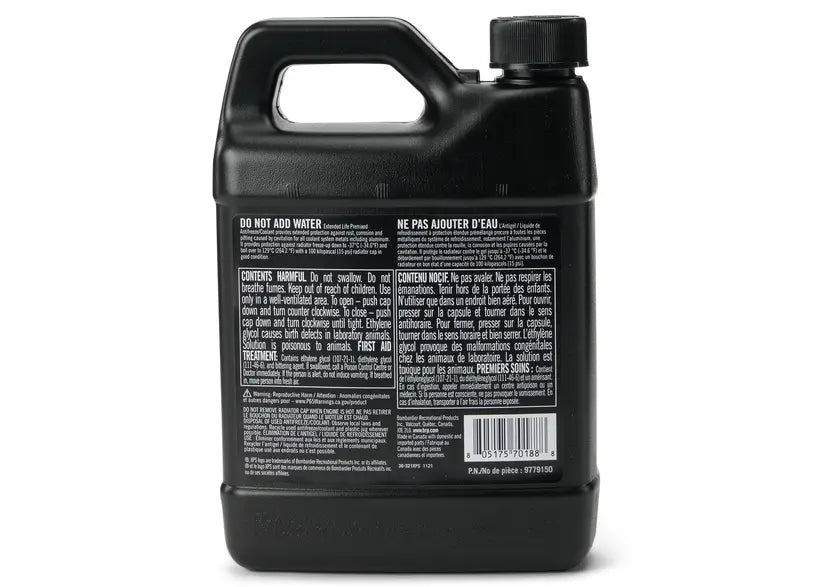 Can-Am Coolant Extended Life Premixed (Red/Orange), QT #9779150