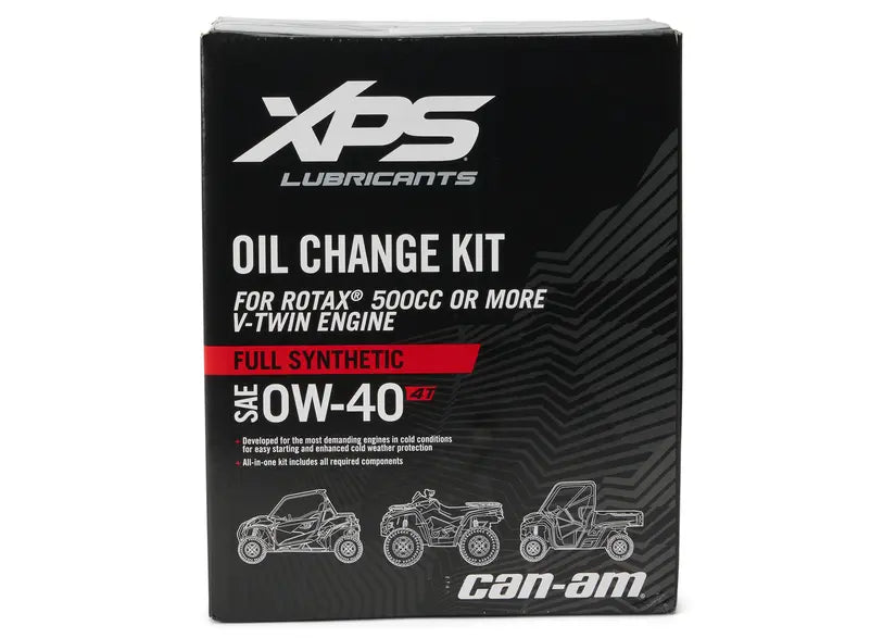 Can-Am XPS 4T 0W-40 Synthetic Oil Change Kit for Rotax 500 cc or more V-Twin engine* #9779259