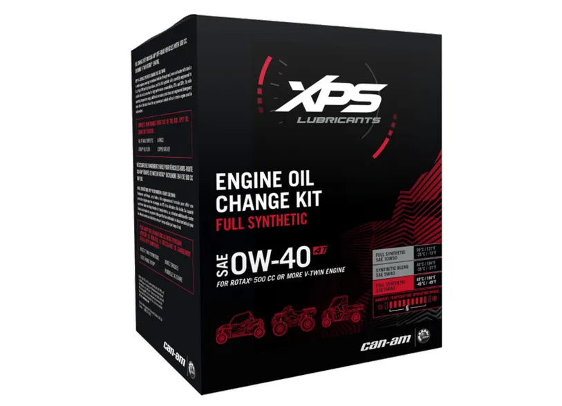 Can-Am XPS 4T 0W-40 Synthetic Oil Change Kit for Rotax 500 cc or more V-Twin engine* #9779259