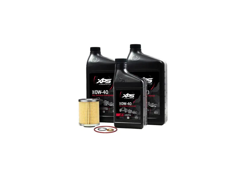 Can-Am XPS 4T 0W-40 Synthetic Oil Change Kit for Rotax 500 cc or more V-Twin engine* #9779259