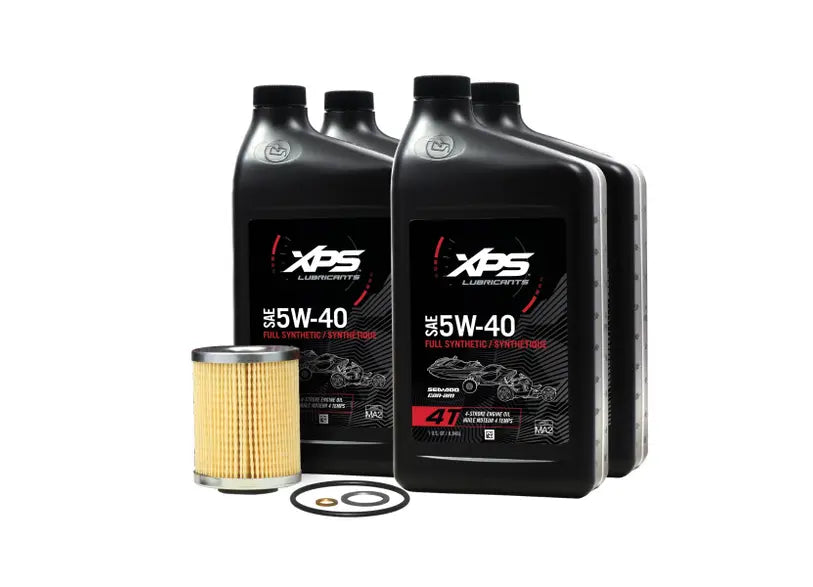 Can-Am XPS 4T 5W-40 Full Synthetic Oil Change Kit for Rotax 900 ACE engine* #9779489
