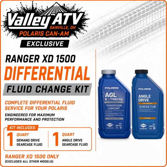 Differential Fluid Change Kit for Polaris Ranger XD 1500 - DIFFKIT1500